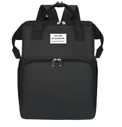 Royallure Smart Diaper Bag Backpack with Foldable Bed and USB Charging Port