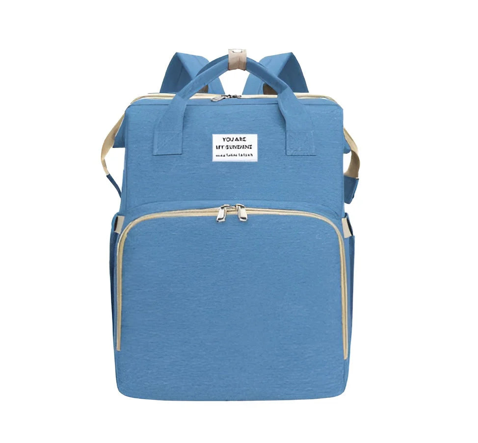 Royallure Smart Diaper Bag Backpack with Foldable Bed and USB Charging Port